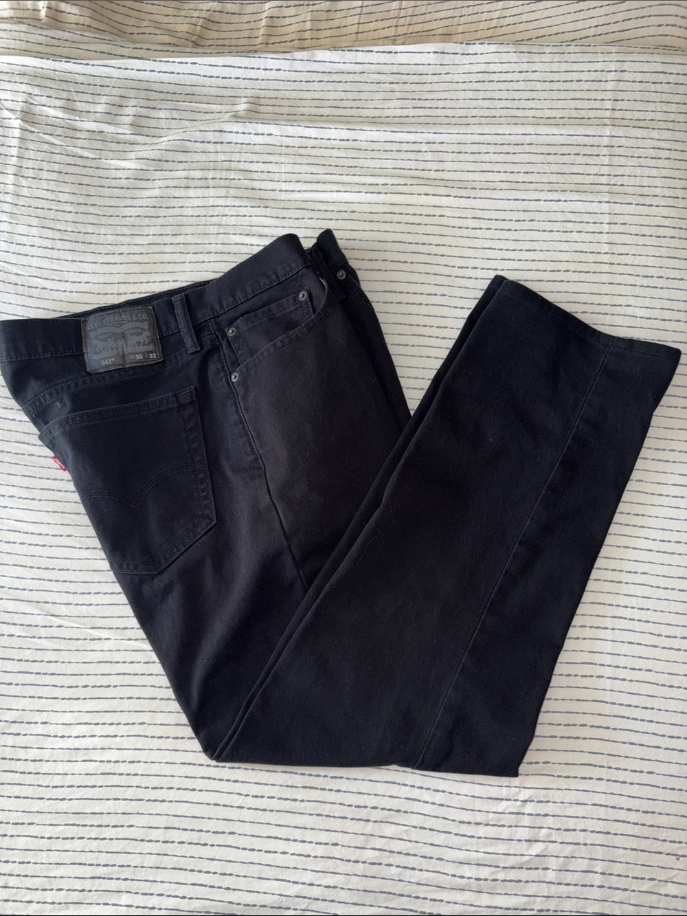 Levi's Men's Straight Black Jeans